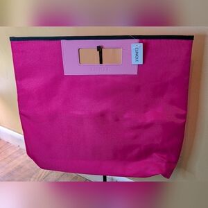 Clinique Fuchsia Cosmetic Bag